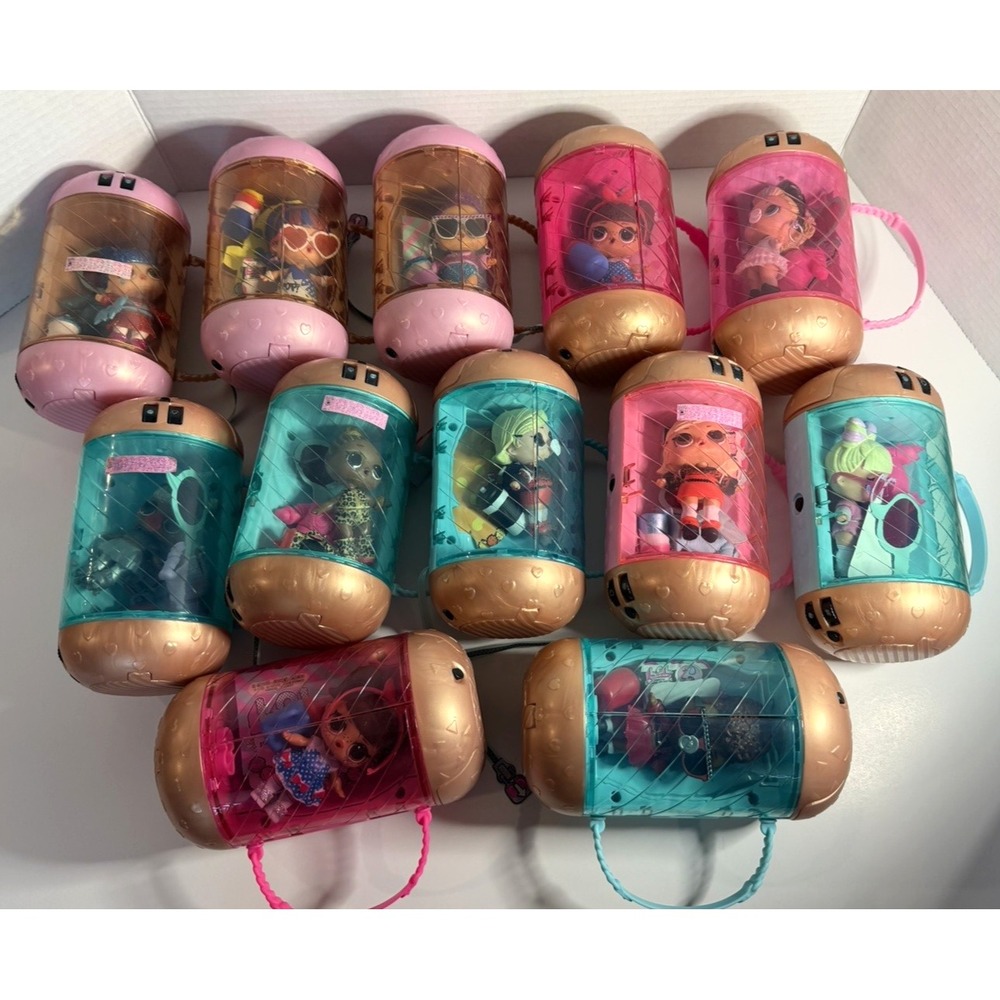 LOL Surprise Doll Lot w/ Capsules Carry Cases Accessories Huge Mixed Bundle